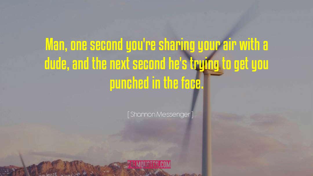 Punched In The Face quotes by Shannon Messenger
