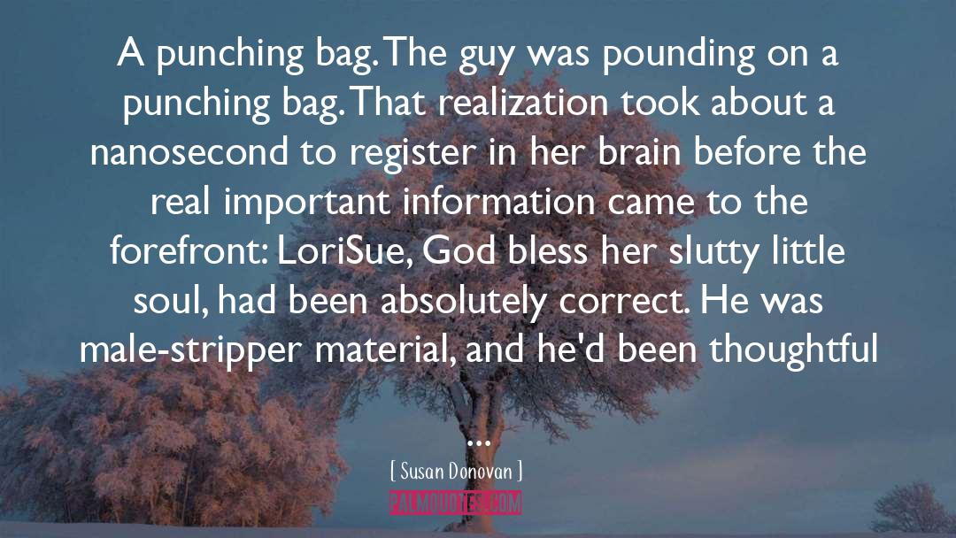 Punching Bag quotes by Susan Donovan