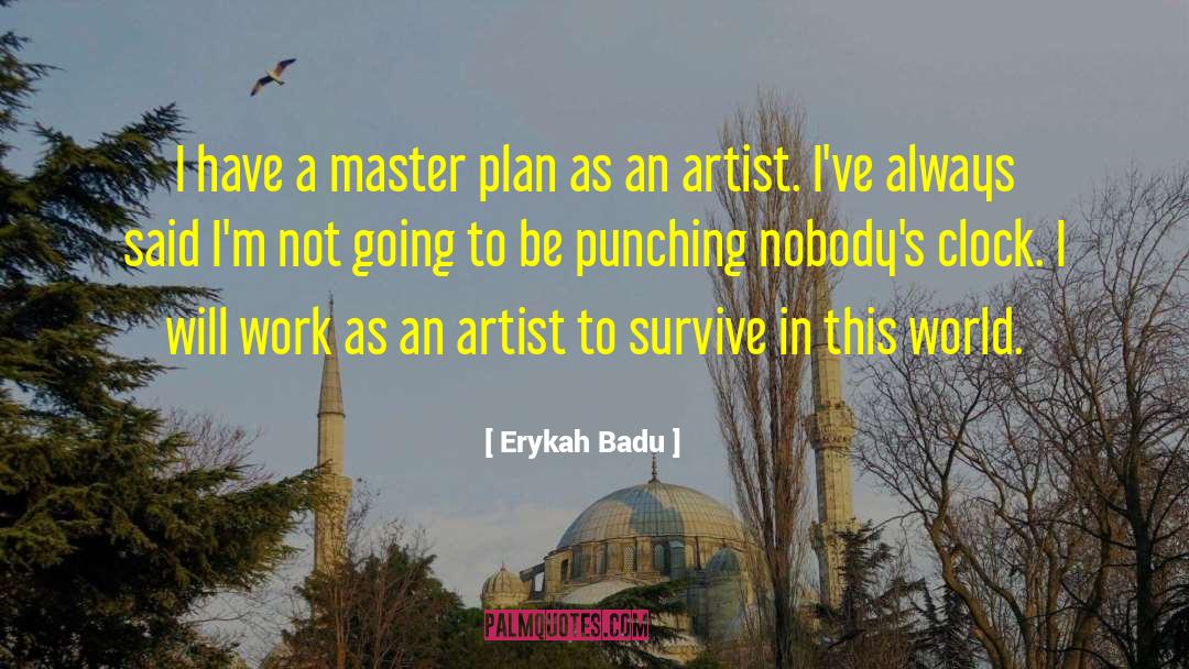 Punching quotes by Erykah Badu