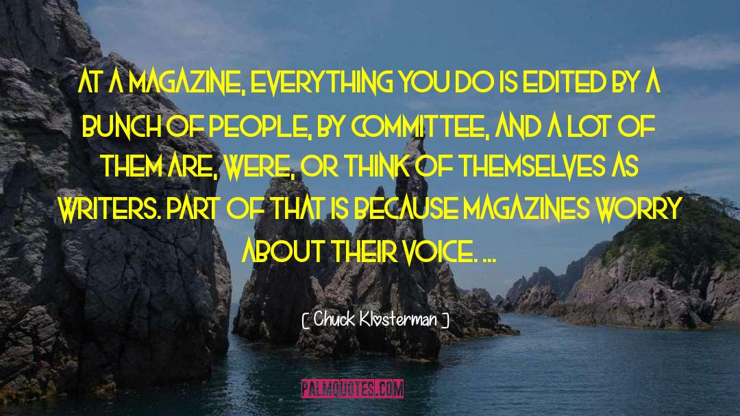 Punchline Magazine quotes by Chuck Klosterman