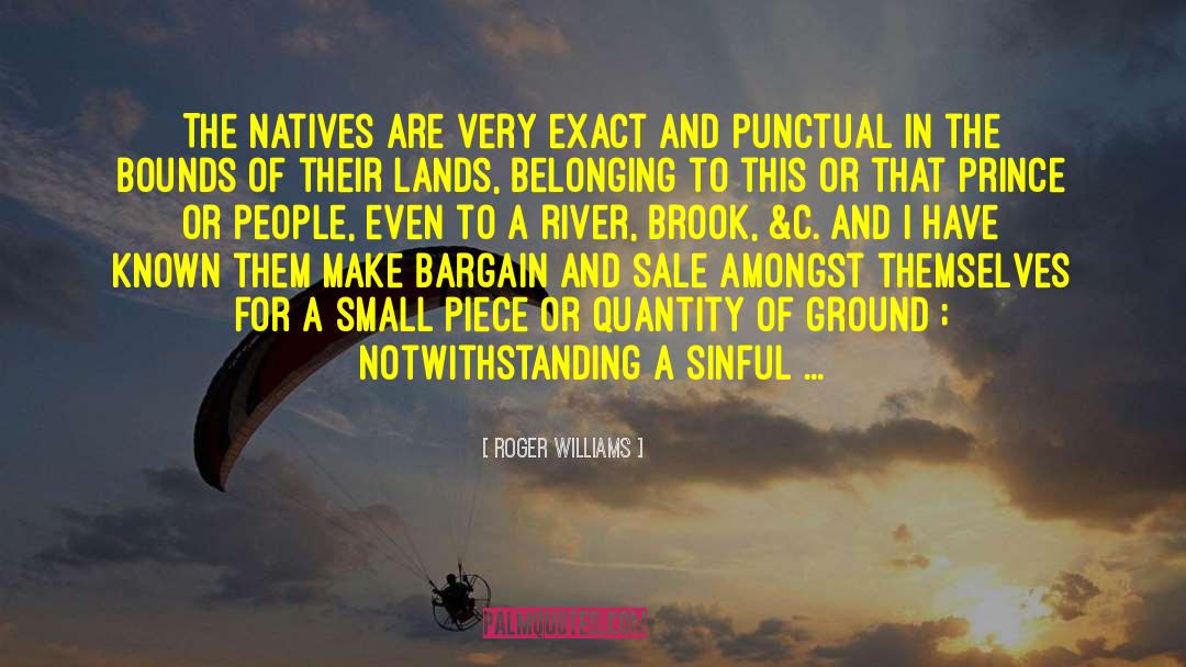 Punctual quotes by Roger Williams