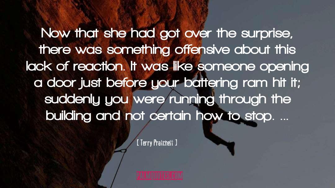 Punctual Surprise quotes by Terry Pratchett