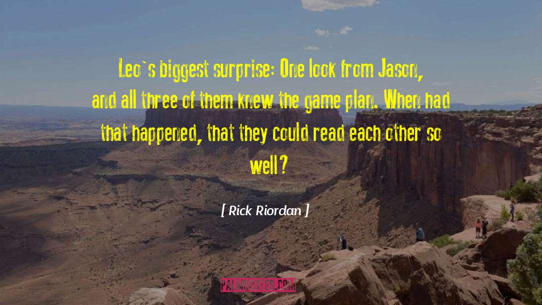 Punctual Surprise quotes by Rick Riordan