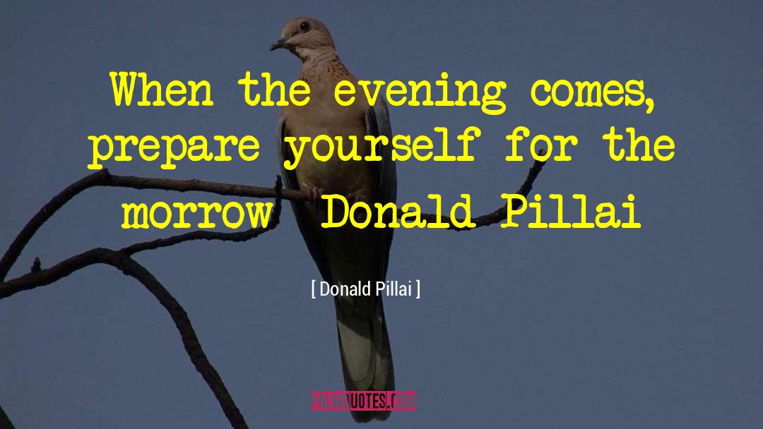 Punctuality quotes by Donald Pillai