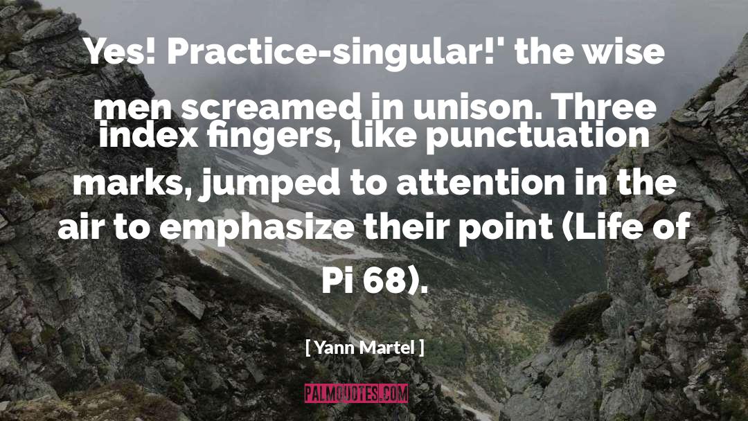 Punctuation Marks quotes by Yann Martel