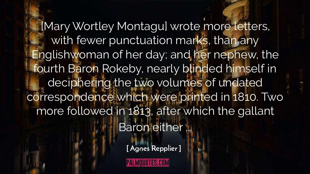Punctuation quotes by Agnes Repplier