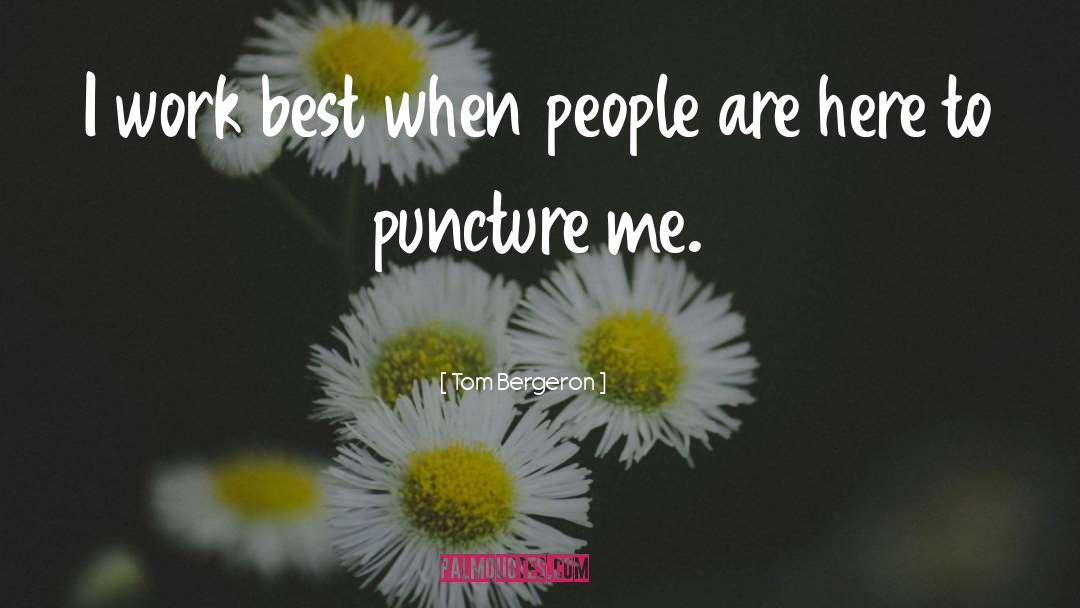 Puncture quotes by Tom Bergeron
