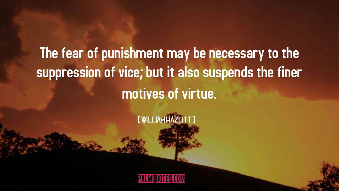 Punishment quotes by William Hazlitt
