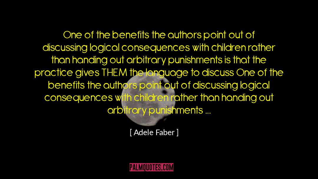 Punishments quotes by Adele Faber