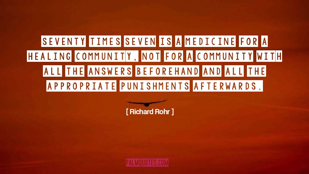 Punishments quotes by Richard Rohr