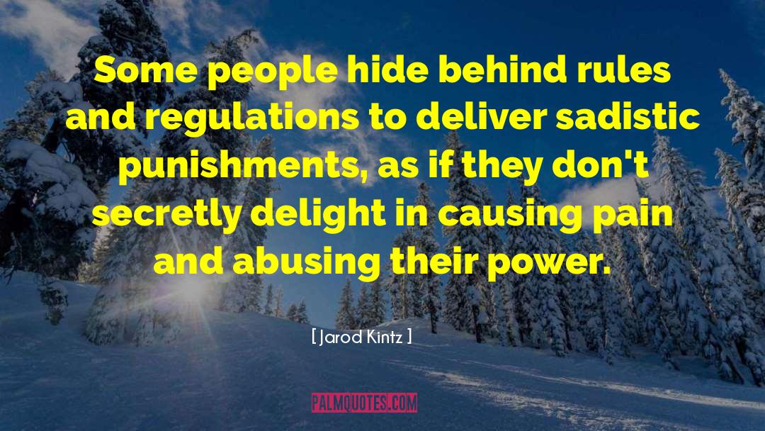 Punishments quotes by Jarod Kintz