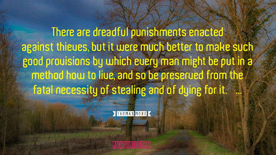 Punishments quotes by Thomas More