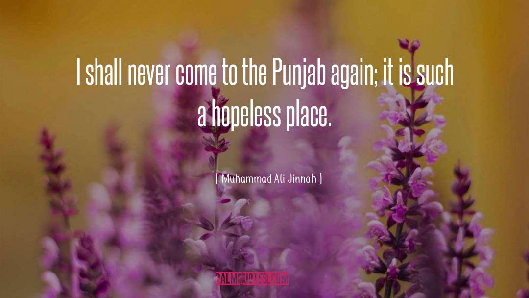 Punjab quotes by Muhammad Ali Jinnah