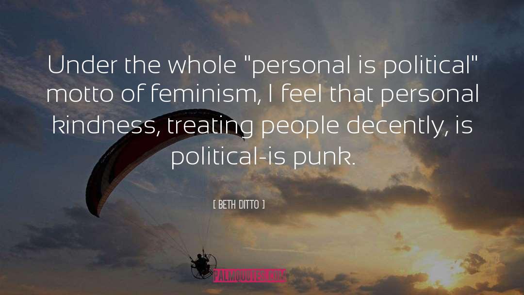 Punk Feminism quotes by Beth Ditto