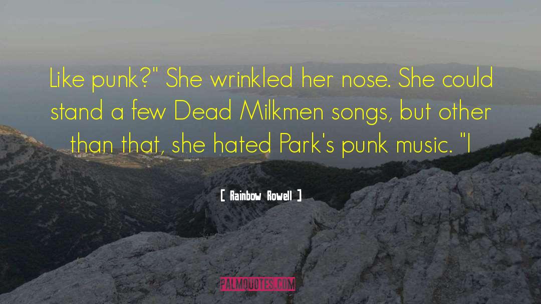 Punk quotes by Rainbow Rowell