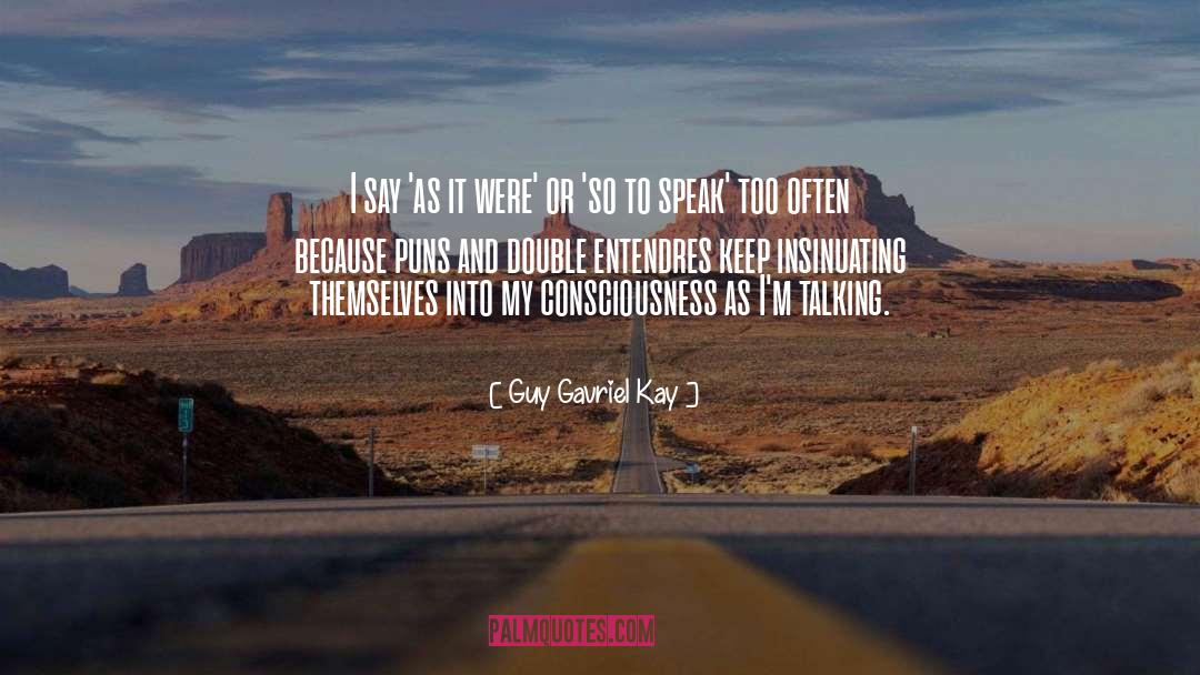 Puns quotes by Guy Gavriel Kay