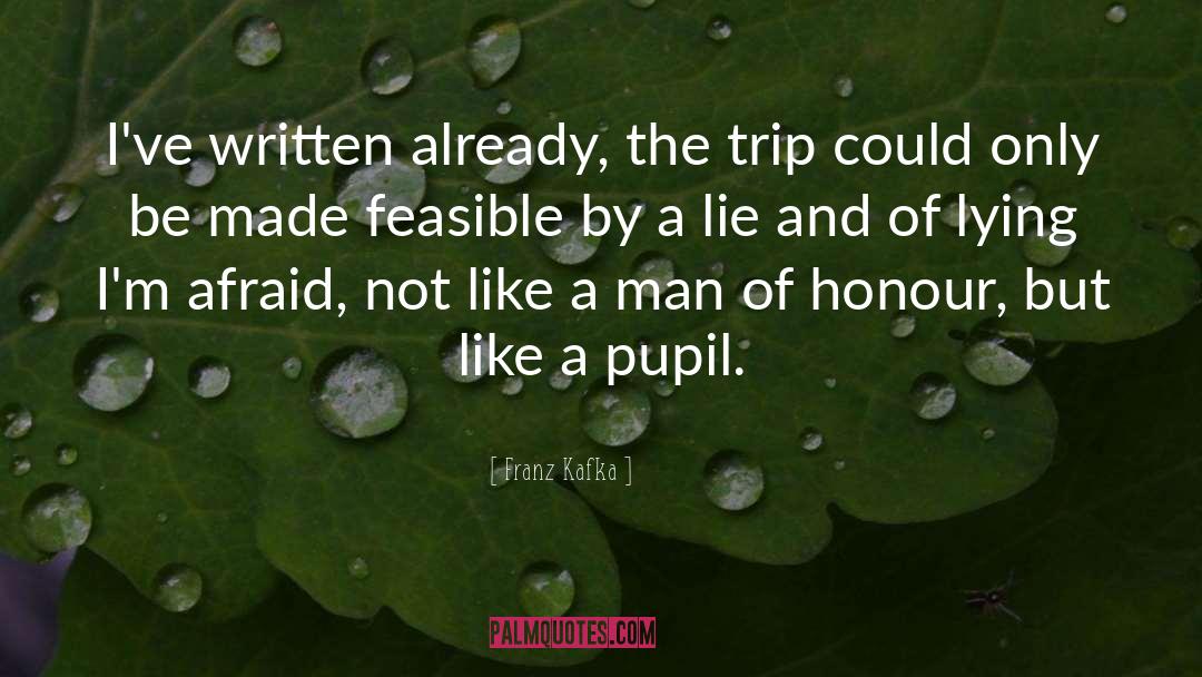 Pupil quotes by Franz Kafka