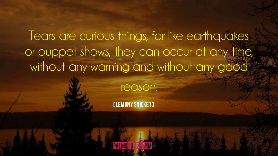 Puppet Shows quotes by Lemony Snicket