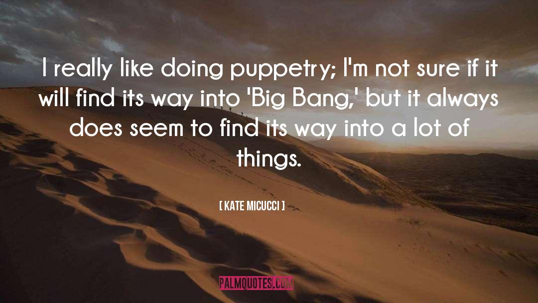 Puppetry quotes by Kate Micucci