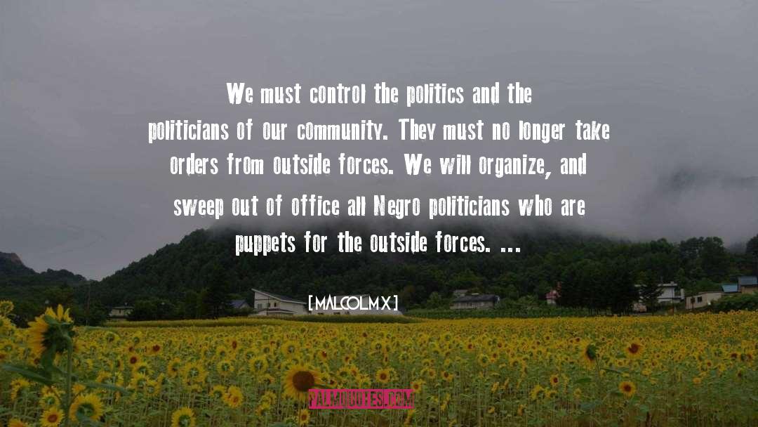 Puppets quotes by Malcolm X
