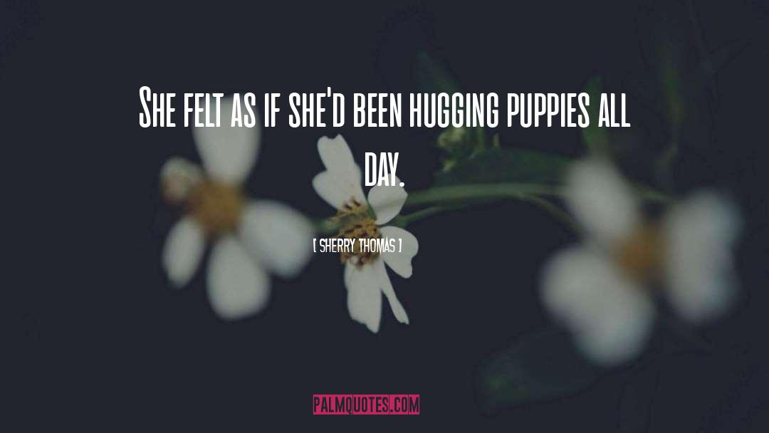 Puppies quotes by Sherry Thomas