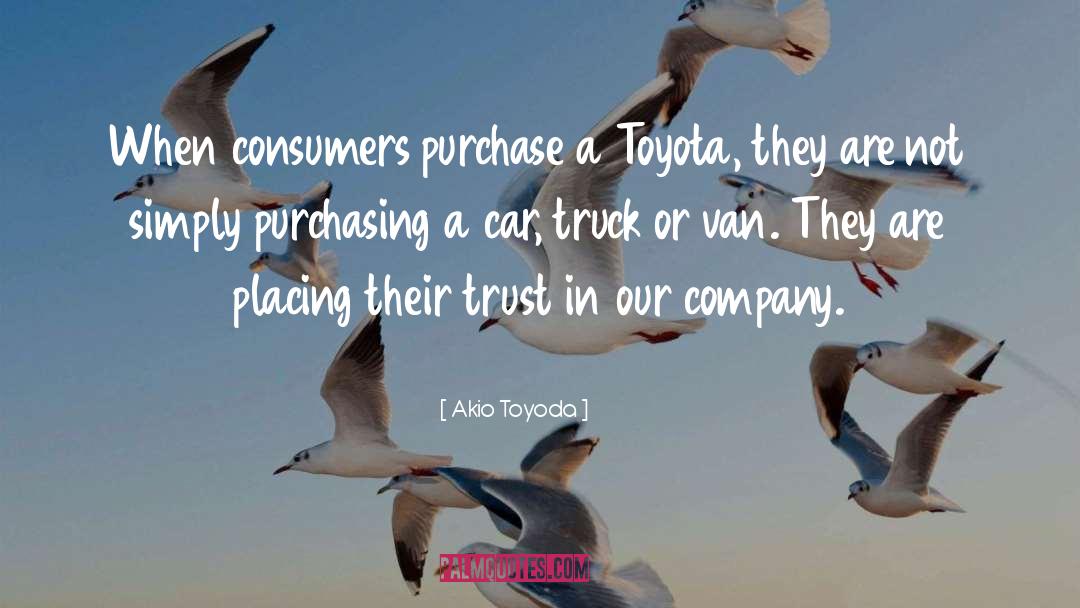 Purchasing quotes by Akio Toyoda