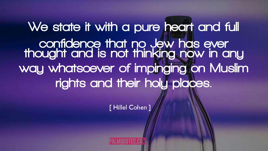 Pure Heart quotes by Hillel Cohen
