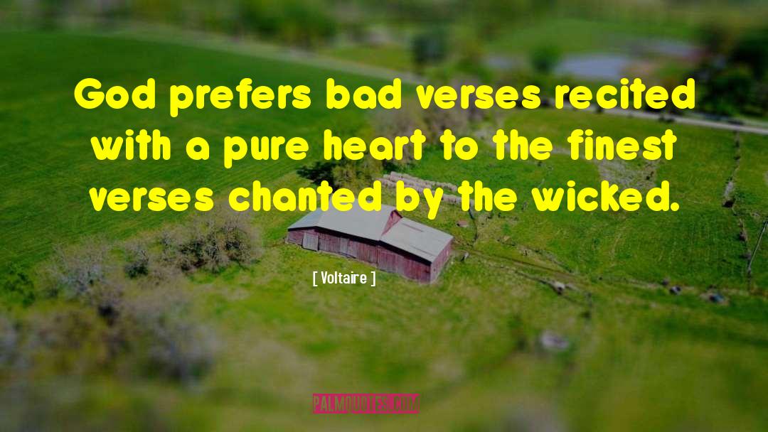 Pure Heart quotes by Voltaire