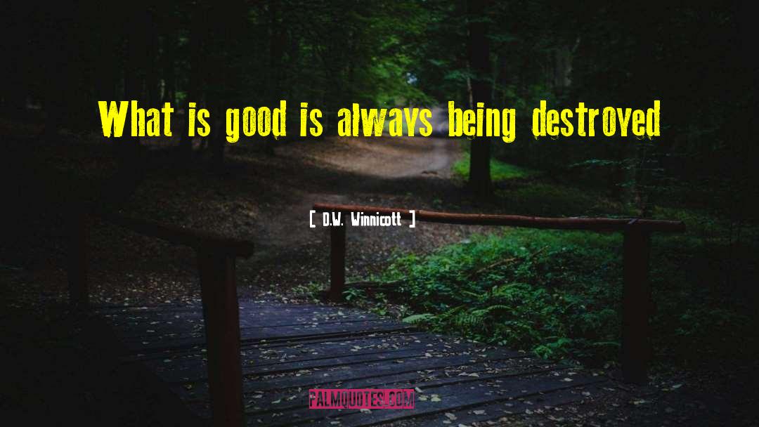 Pure Life quotes by D.W. Winnicott