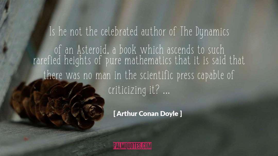 Pure Mathematics quotes by Arthur Conan Doyle