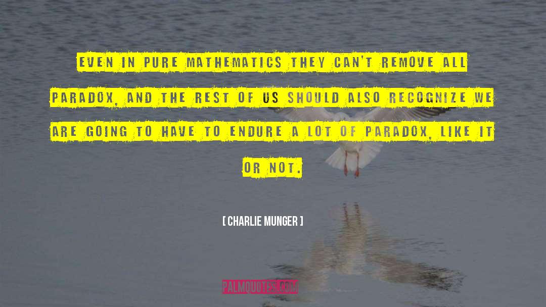 Pure Mathematics quotes by Charlie Munger