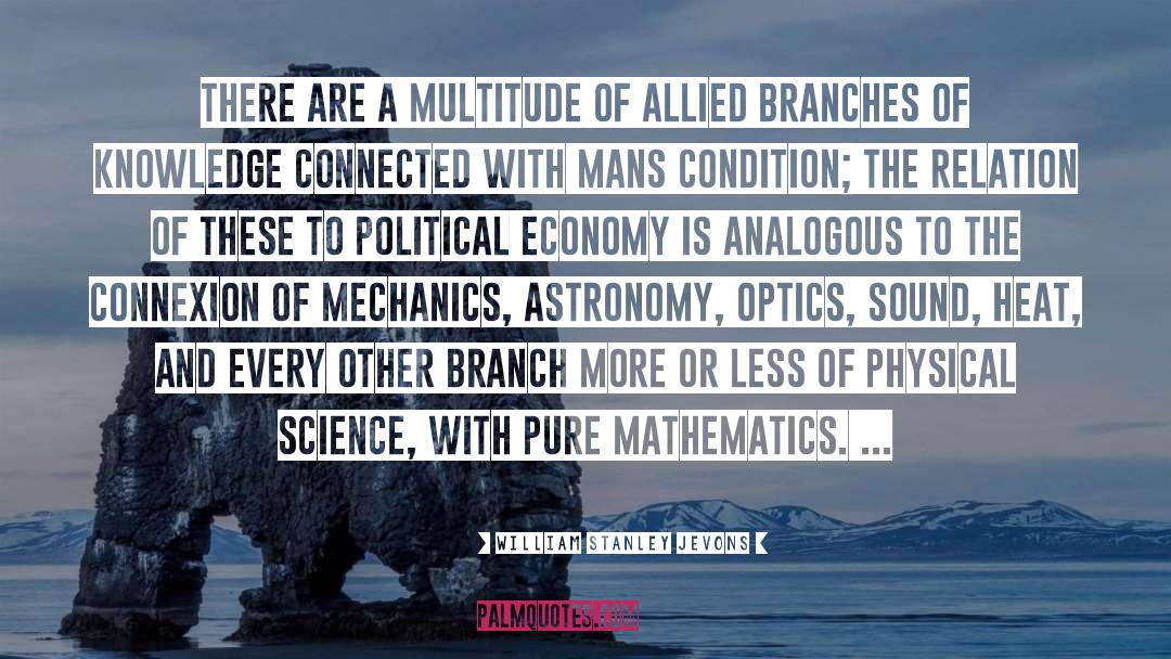 Pure Mathematics quotes by William Stanley Jevons