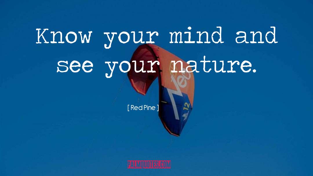 Pure Mind quotes by Red Pine