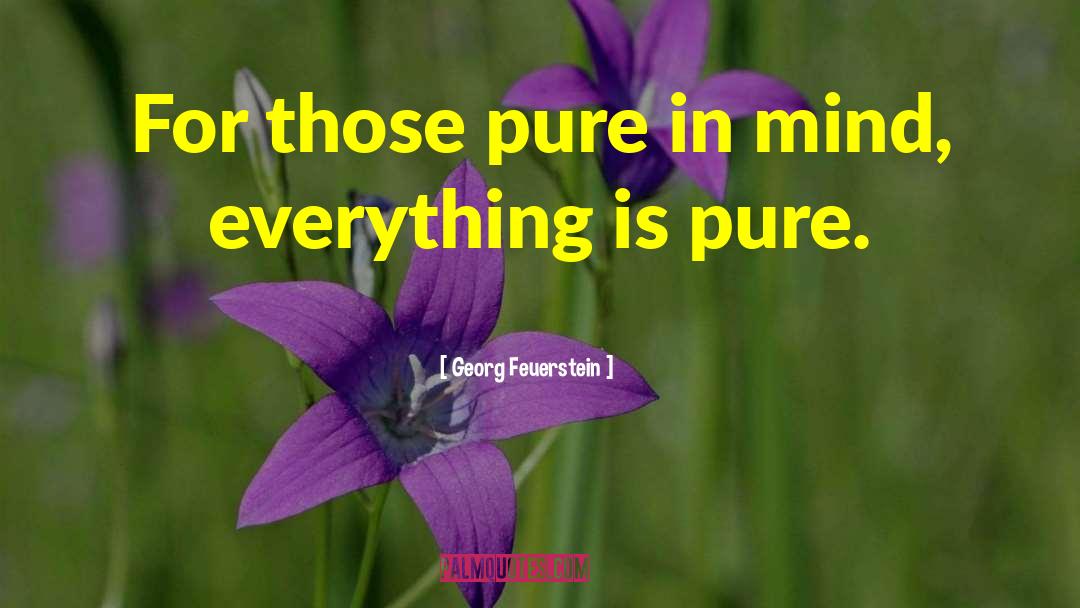 Pure Mind quotes by Georg Feuerstein