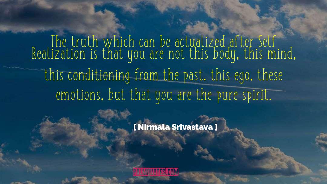 Pure Spirit quotes by Nirmala Srivastava