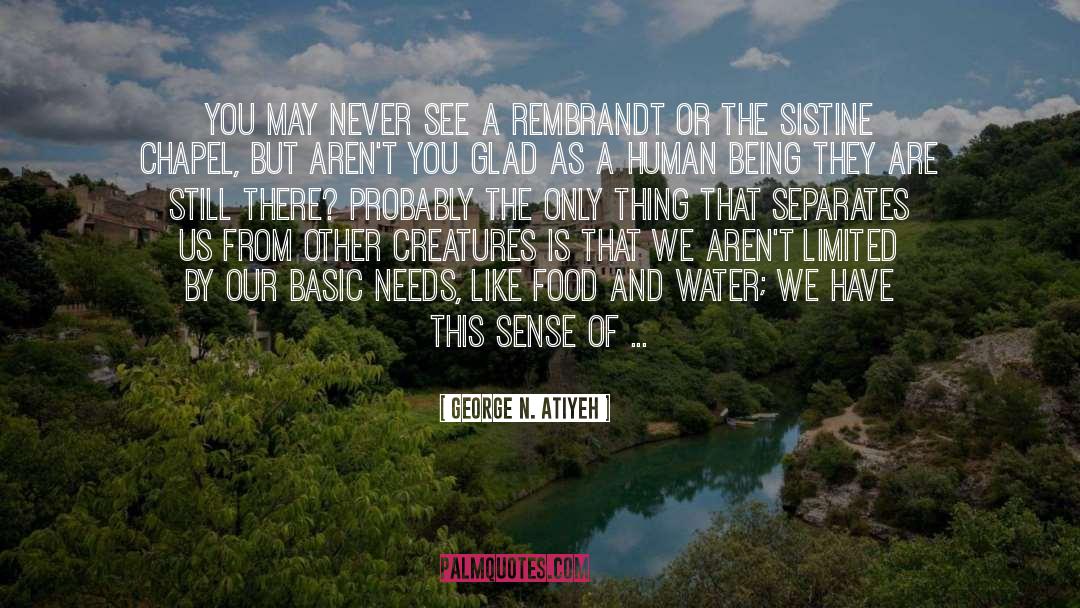 Pure Water quotes by George N. Atiyeh