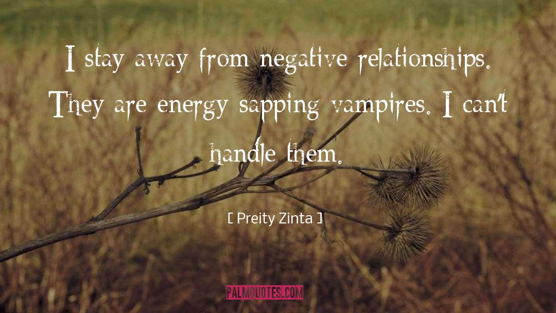 Purely Negative quotes by Preity Zinta