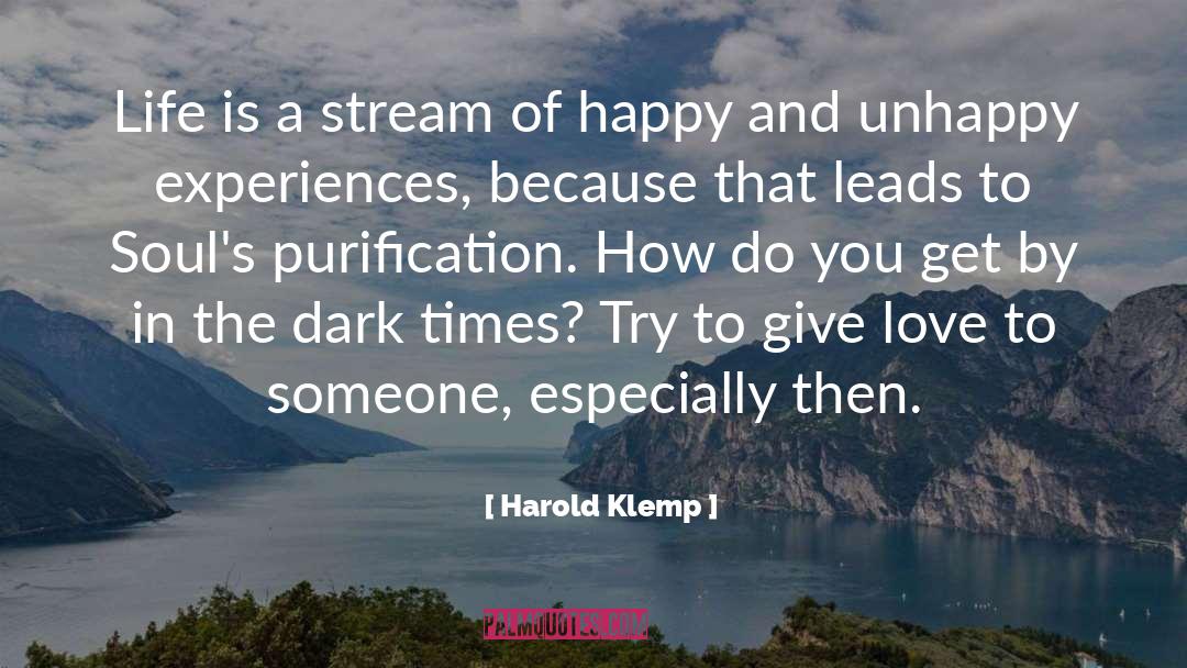 Purification quotes by Harold Klemp