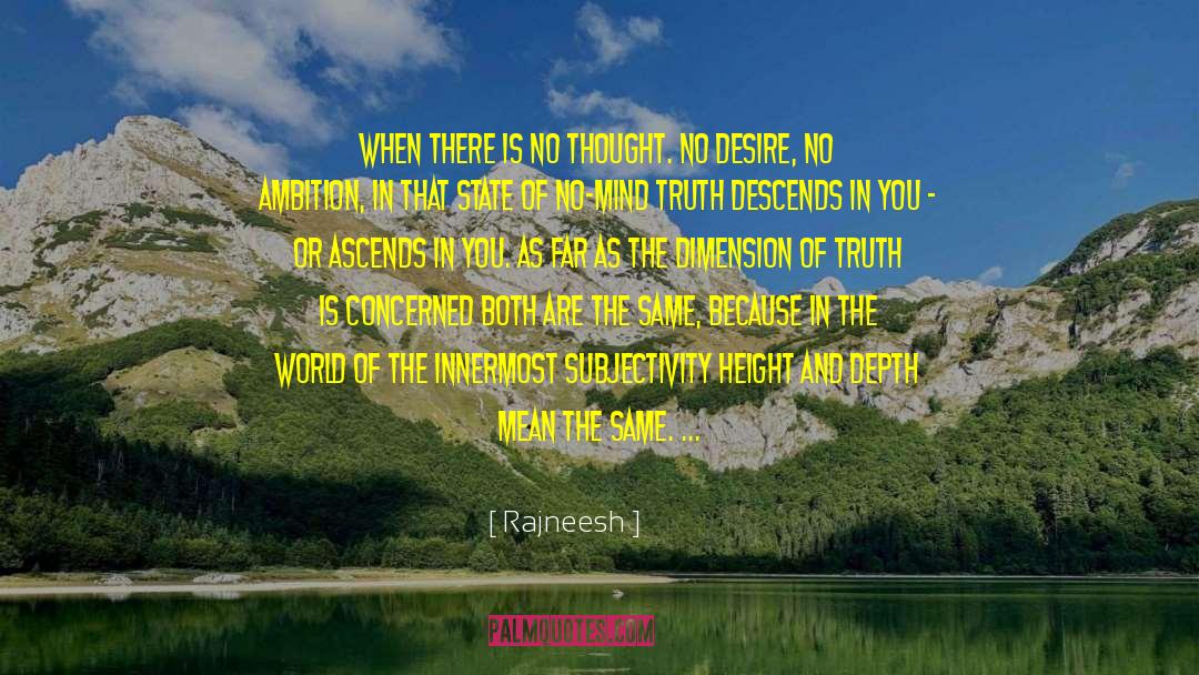 Purifies The Mind quotes by Rajneesh