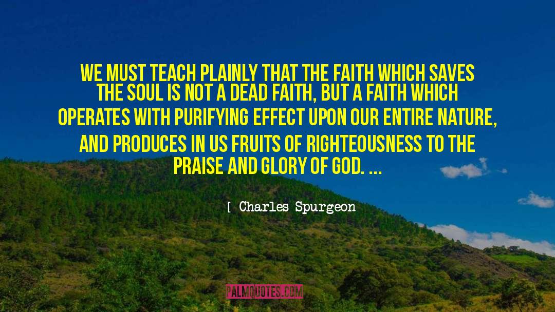 Purifying Fire quotes by Charles Spurgeon