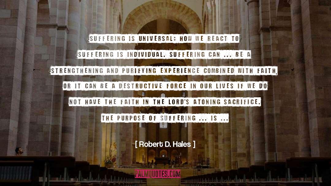 Purifying quotes by Robert D. Hales