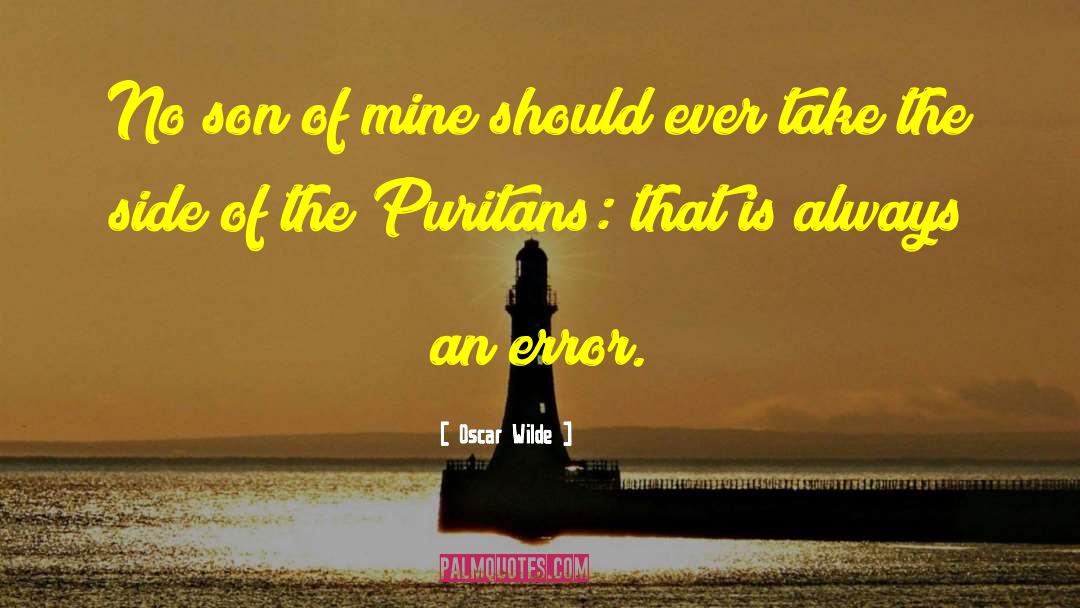 Puritan quotes by Oscar Wilde