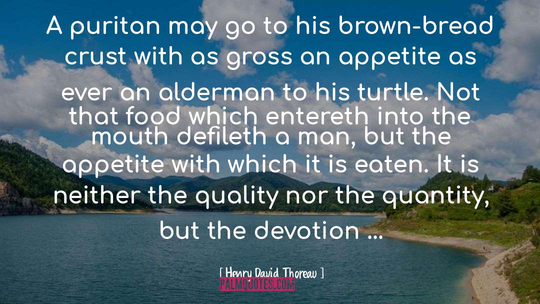 Puritan quotes by Henry David Thoreau