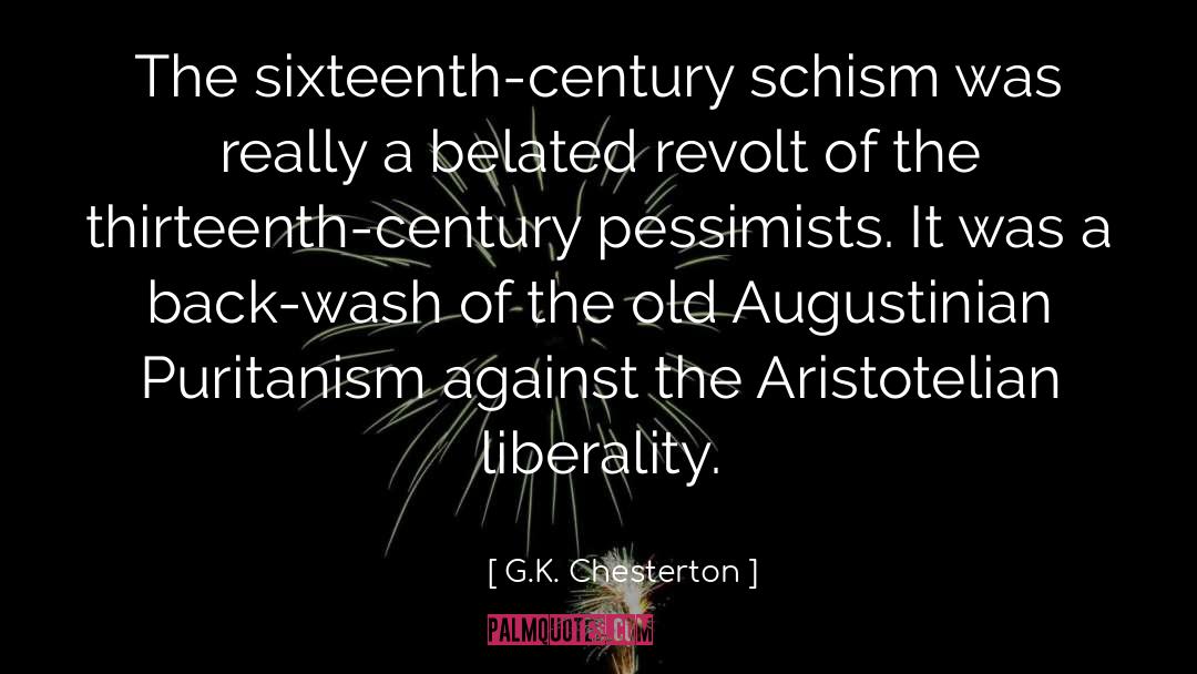 Puritanism quotes by G.K. Chesterton