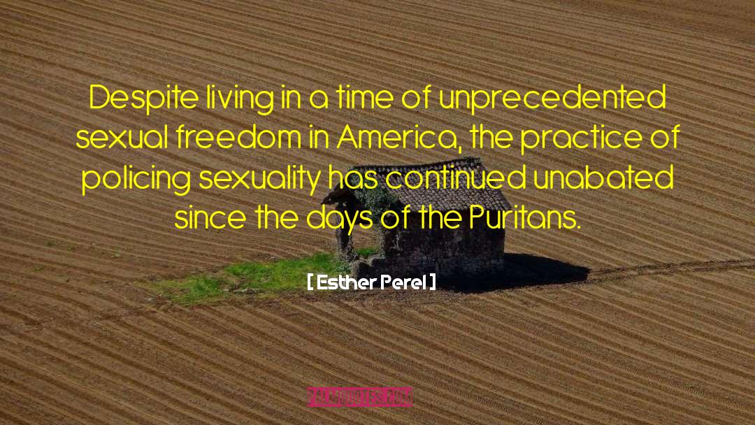 Puritans quotes by Esther Perel