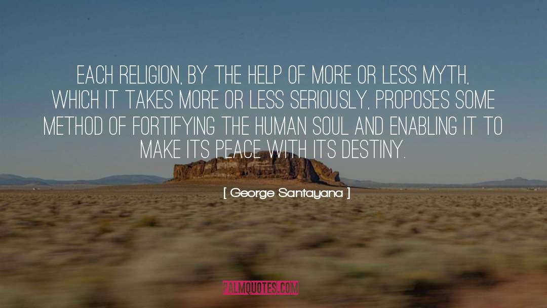Purity Myth quotes by George Santayana
