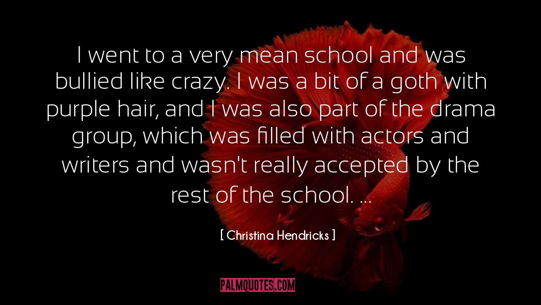 Purple Hair quotes by Christina Hendricks