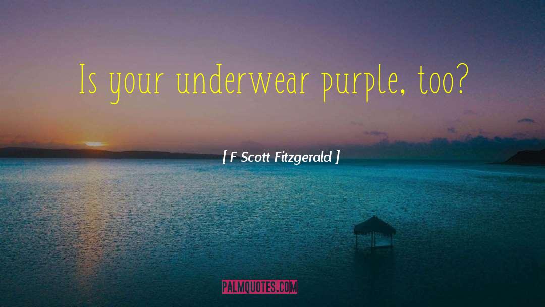 Purple Lilac quotes by F Scott Fitzgerald