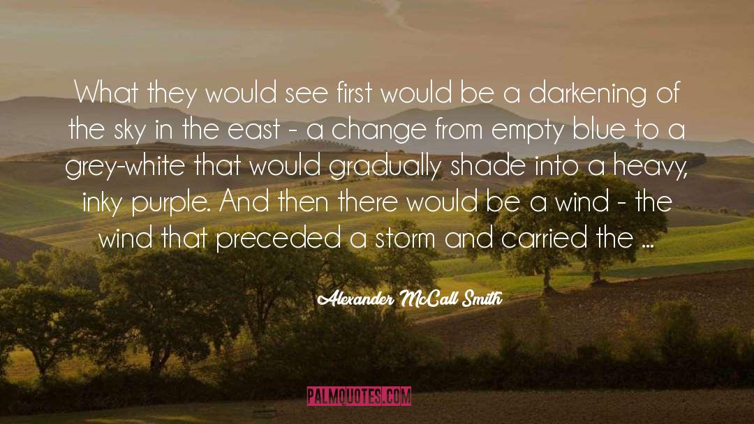 Purple Prose quotes by Alexander McCall Smith