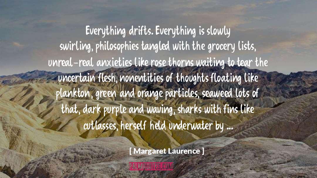 Purple quotes by Margaret Laurence